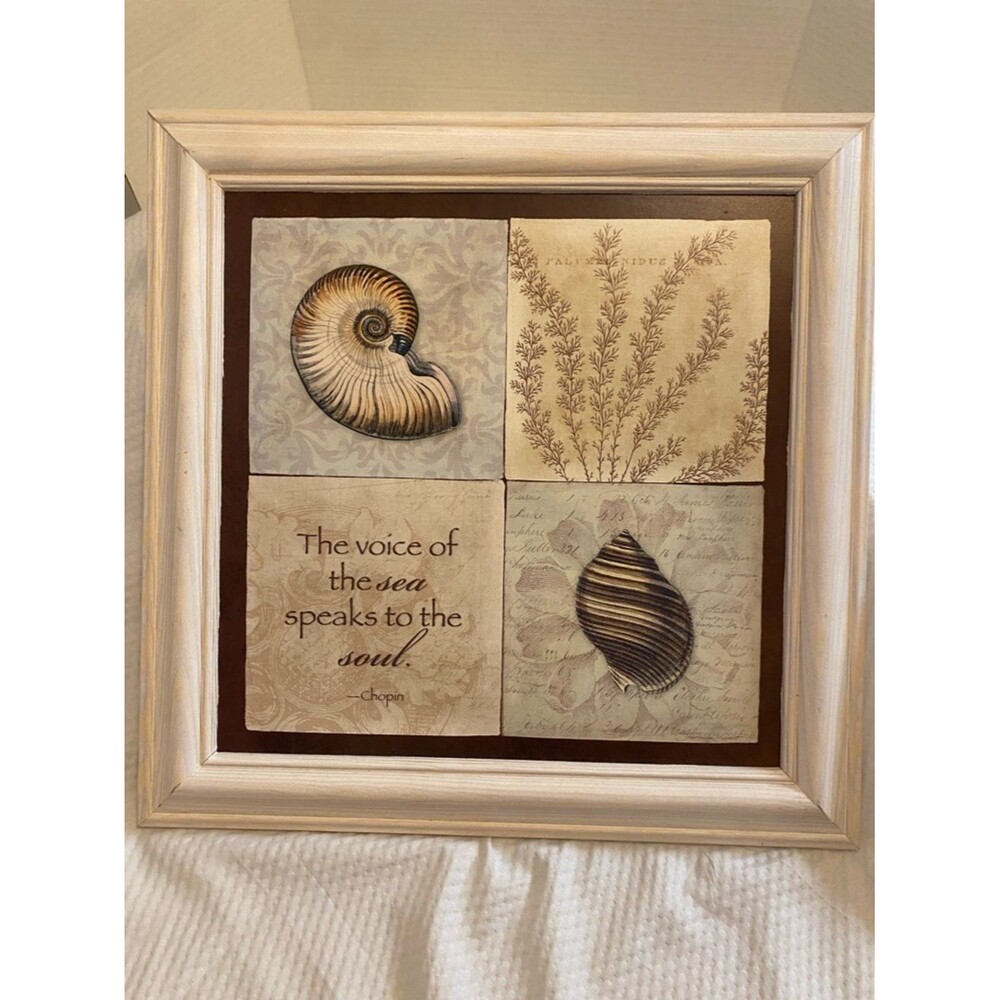 Stephanie Marrott Sea Shell Wall Art - with a Quote from Chopin - Picture 8 of 9